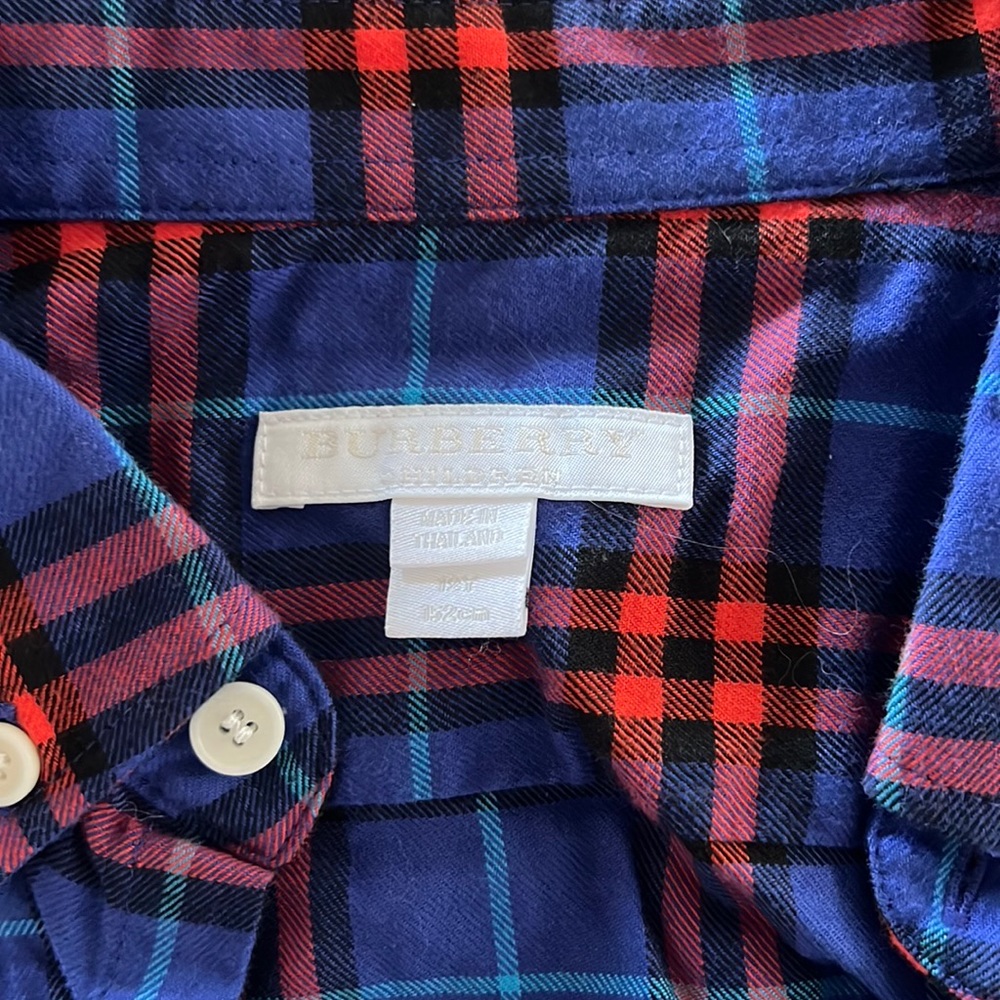 Burberry button down shirt